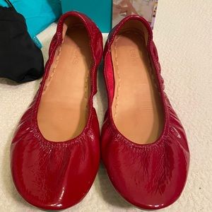 Tieks Patent Ruby Red
